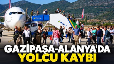 Gazipaşa-Alanya Havalimanı’nda yolcu sayısı geriledi