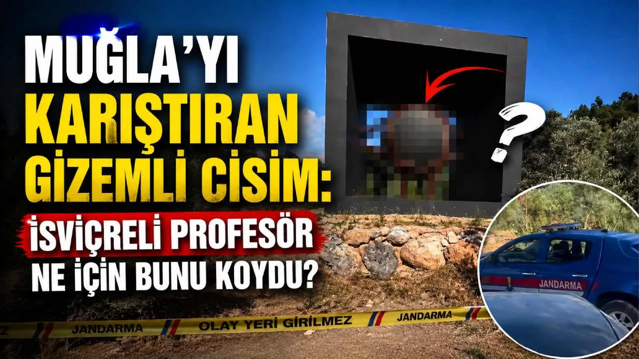 Muğla'yı karıştıran gizemli cisim: İsviçreli profesör ne için bunu koydu?