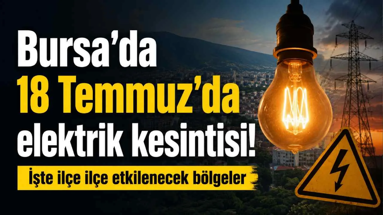 Bursa elektrik kesintisi