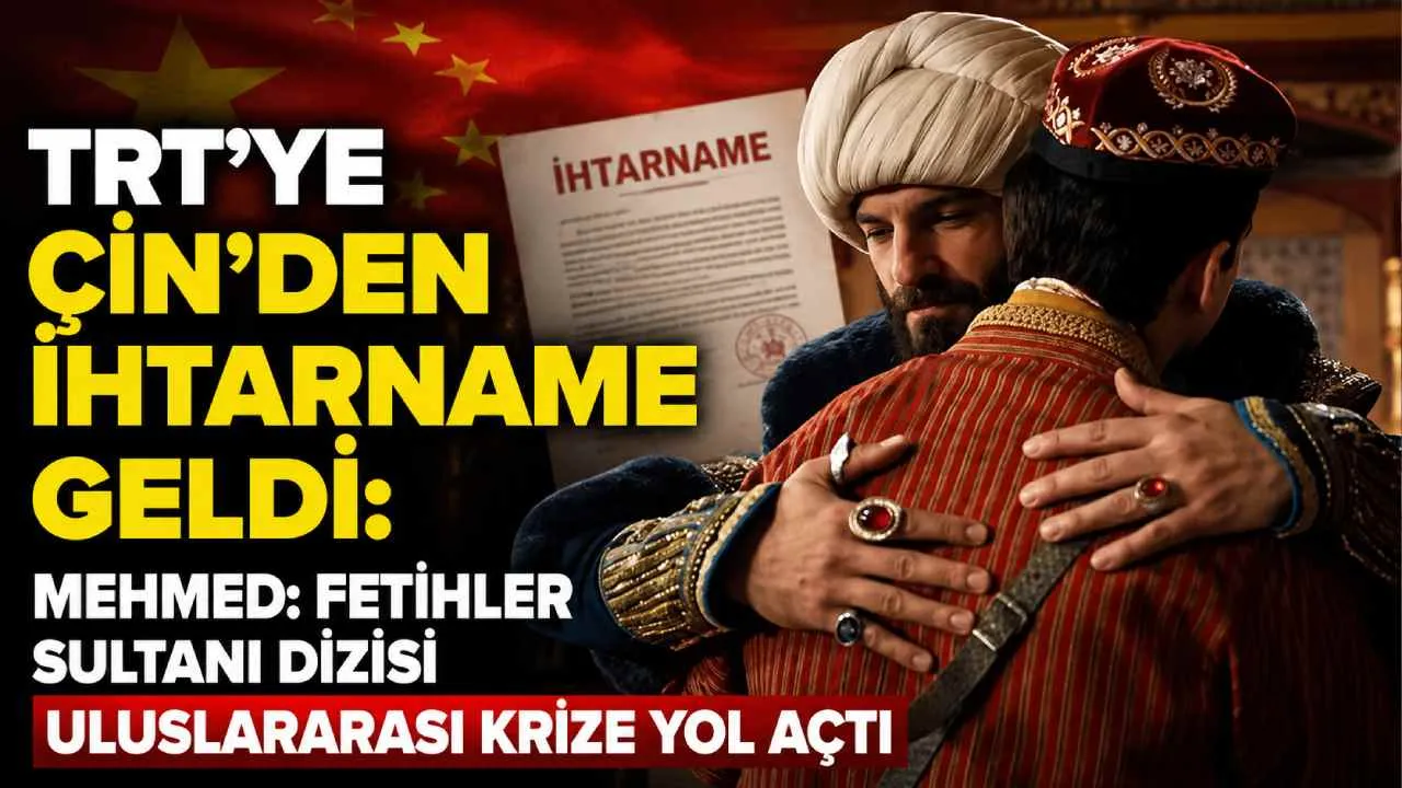 TRT'ye Çin'den ihtarname geldi: Mehmed: Fetihler Sultanı dizisi uluslararası krize yol açtı