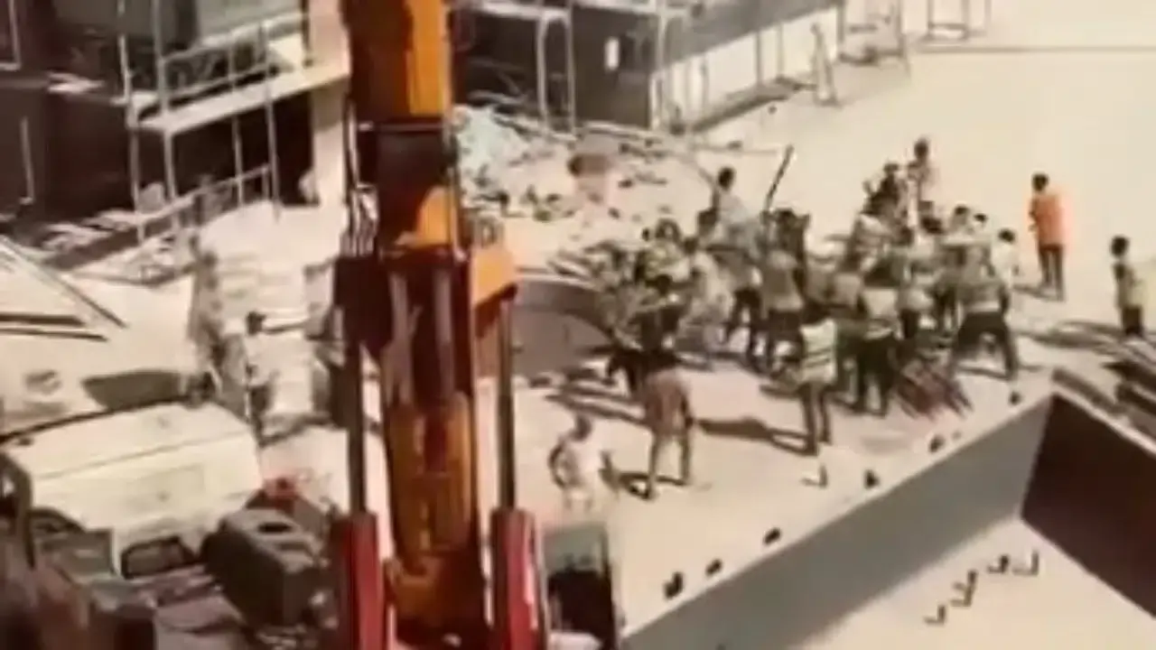 Manavgat'ta şantiye kavgası kanlı bitti: 1 yaralı