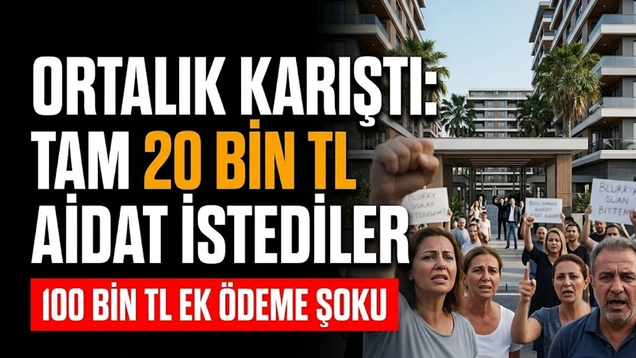 Antalya'da lüks rezidansta aidat krizi: Aylık 20 bin TL, ek 100 bin TL talebi mahkemelik oldu