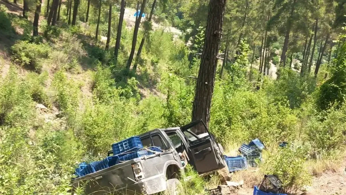 Gazipaşa'da kamyonet şarampole uçtu: 1'i ağır 3 yaralı