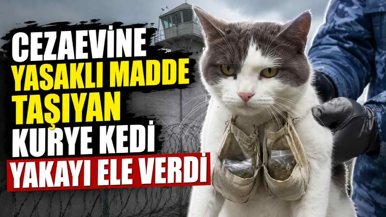 Rusya'da cezaevine yasaklı madde taşıyan kurye kedi yakayı ele verdi