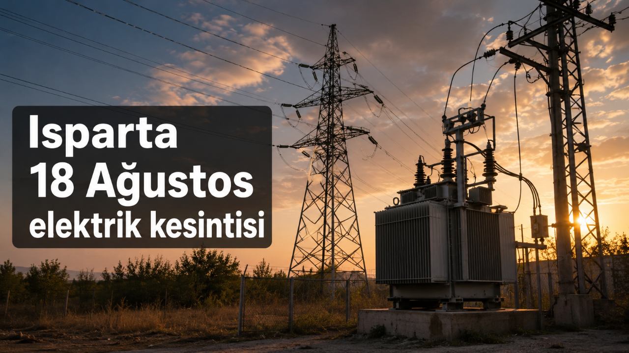 Isparta elektrik kesintisi