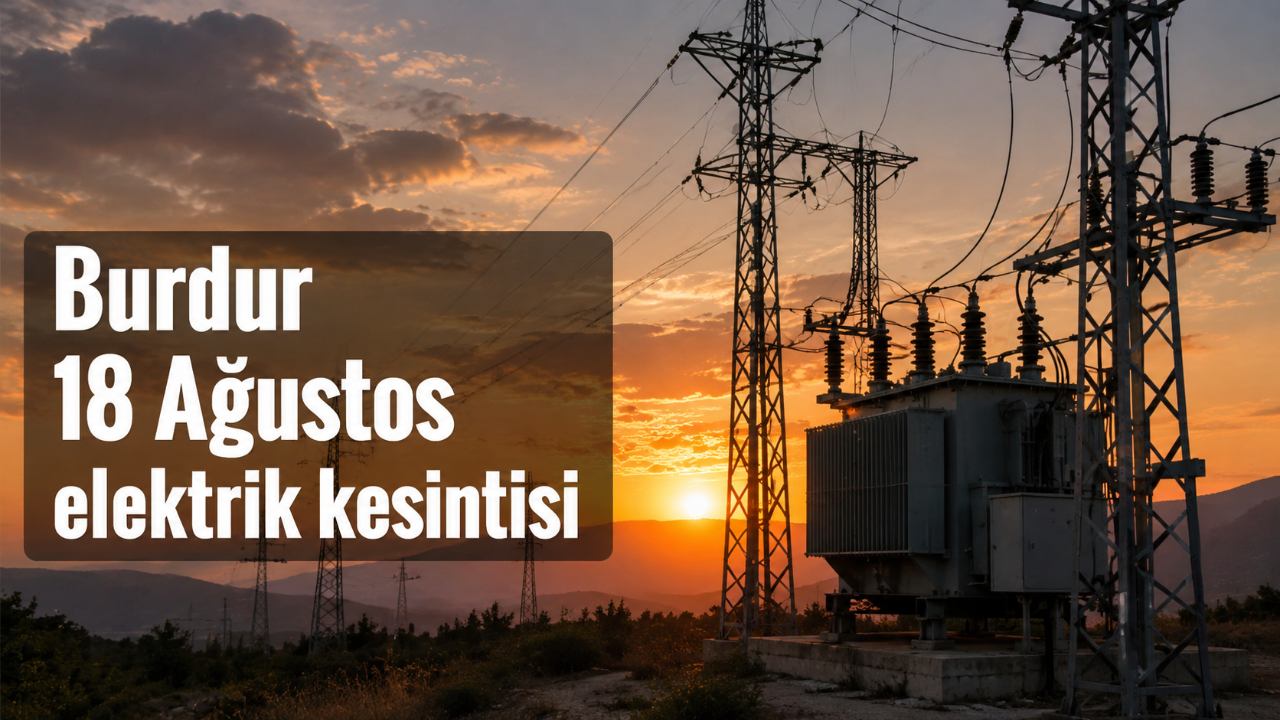 Burdur elektrik kesintisi