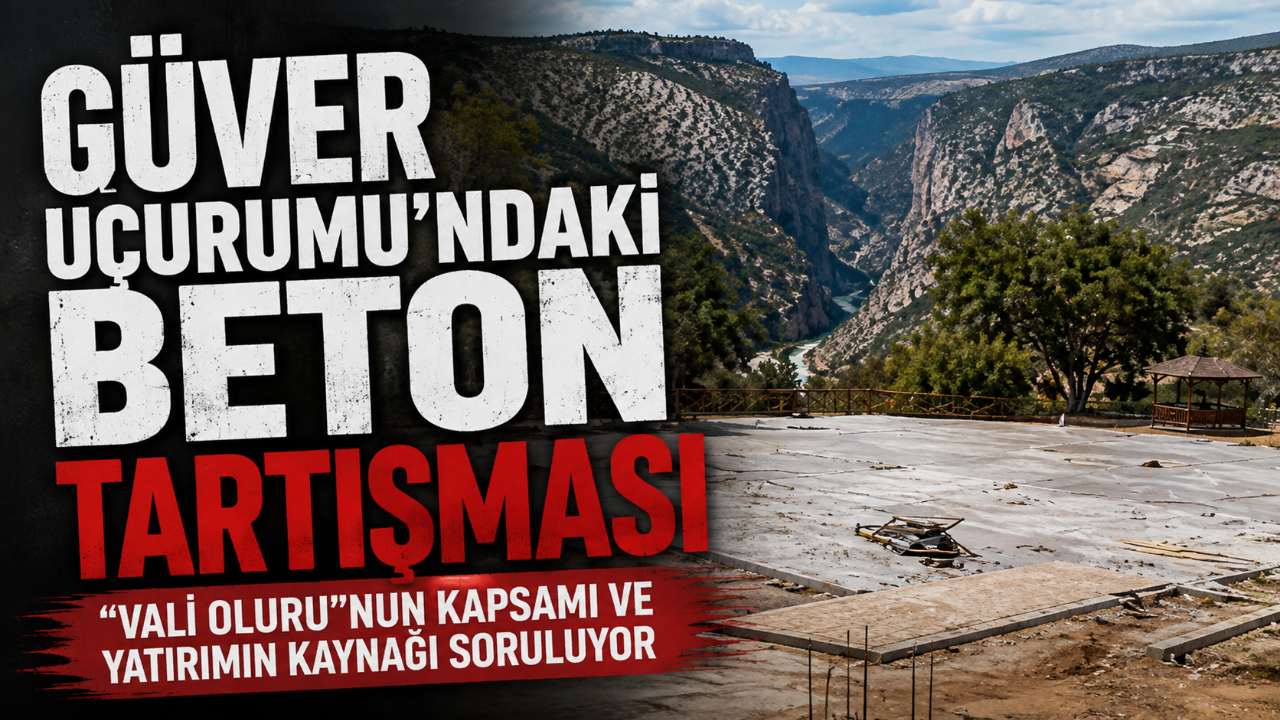 Antalya’da Güver Uçurumu çalışmasında “Vali Oluru” tartışması