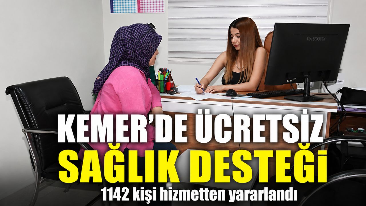 Antalya Kemer’de ücretsiz diyetisyen hizmetine yoğun ilgi: 1142 kişi yararlandı