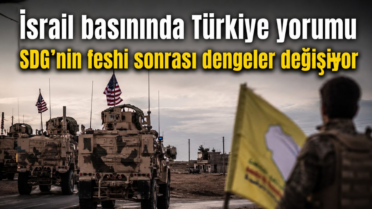 İsrail basını SDG’nin feshini Türkiye’nin “büyük zaferi” olarak yorumladı