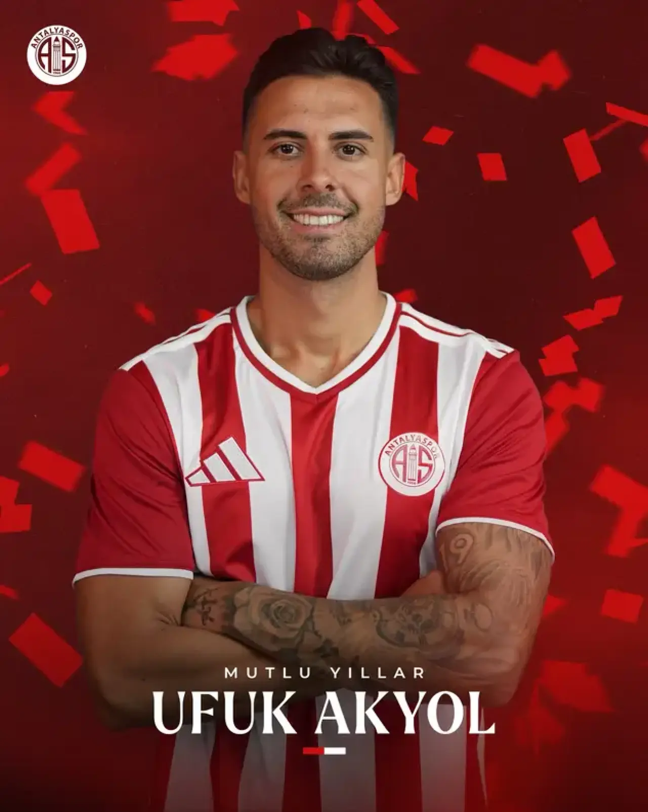 Antalyaspor'a dönen Ufuk Akyol'a doğum günü kutlaması
