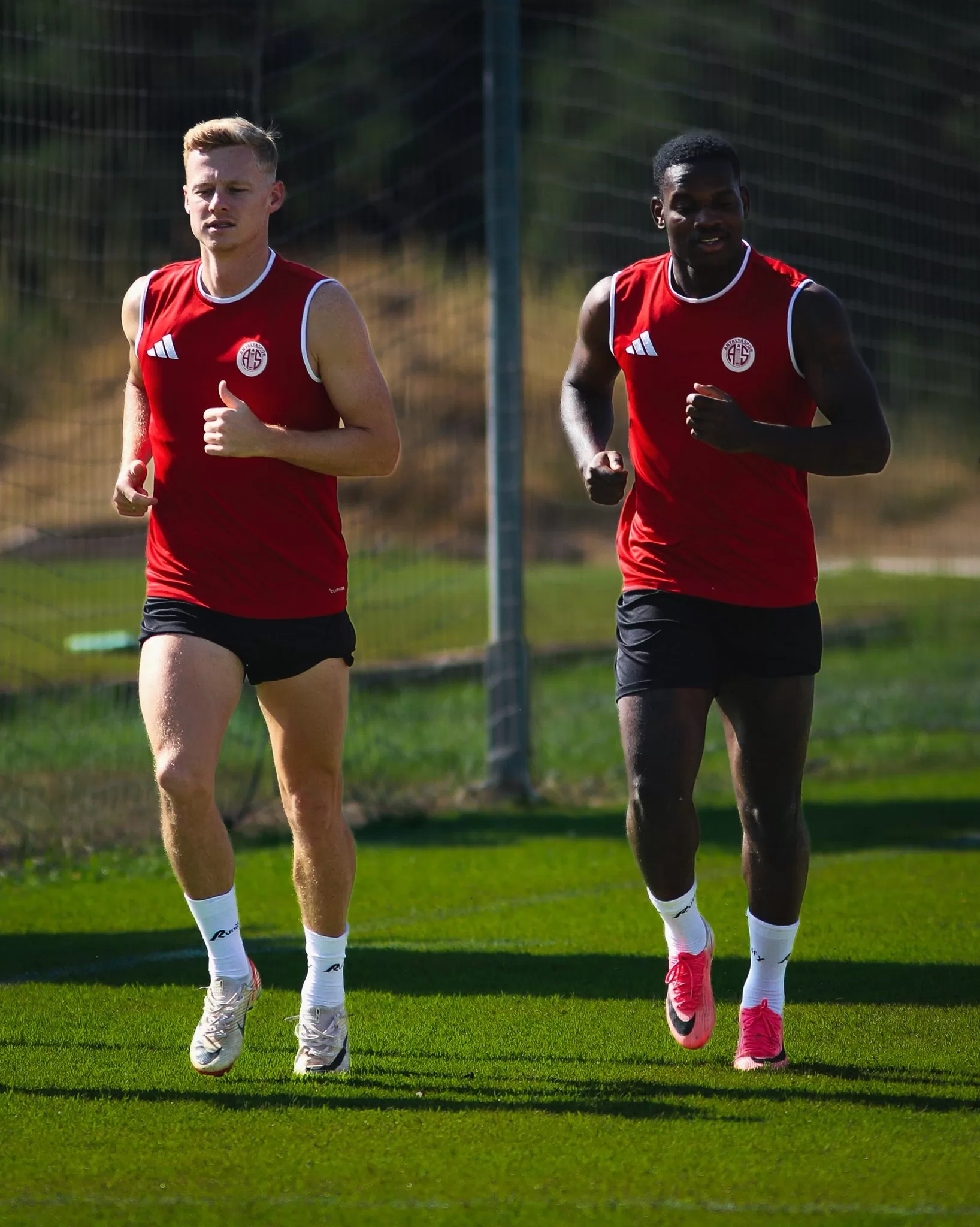 Antalya ekibi deplasman hazırlığında görüntülendi