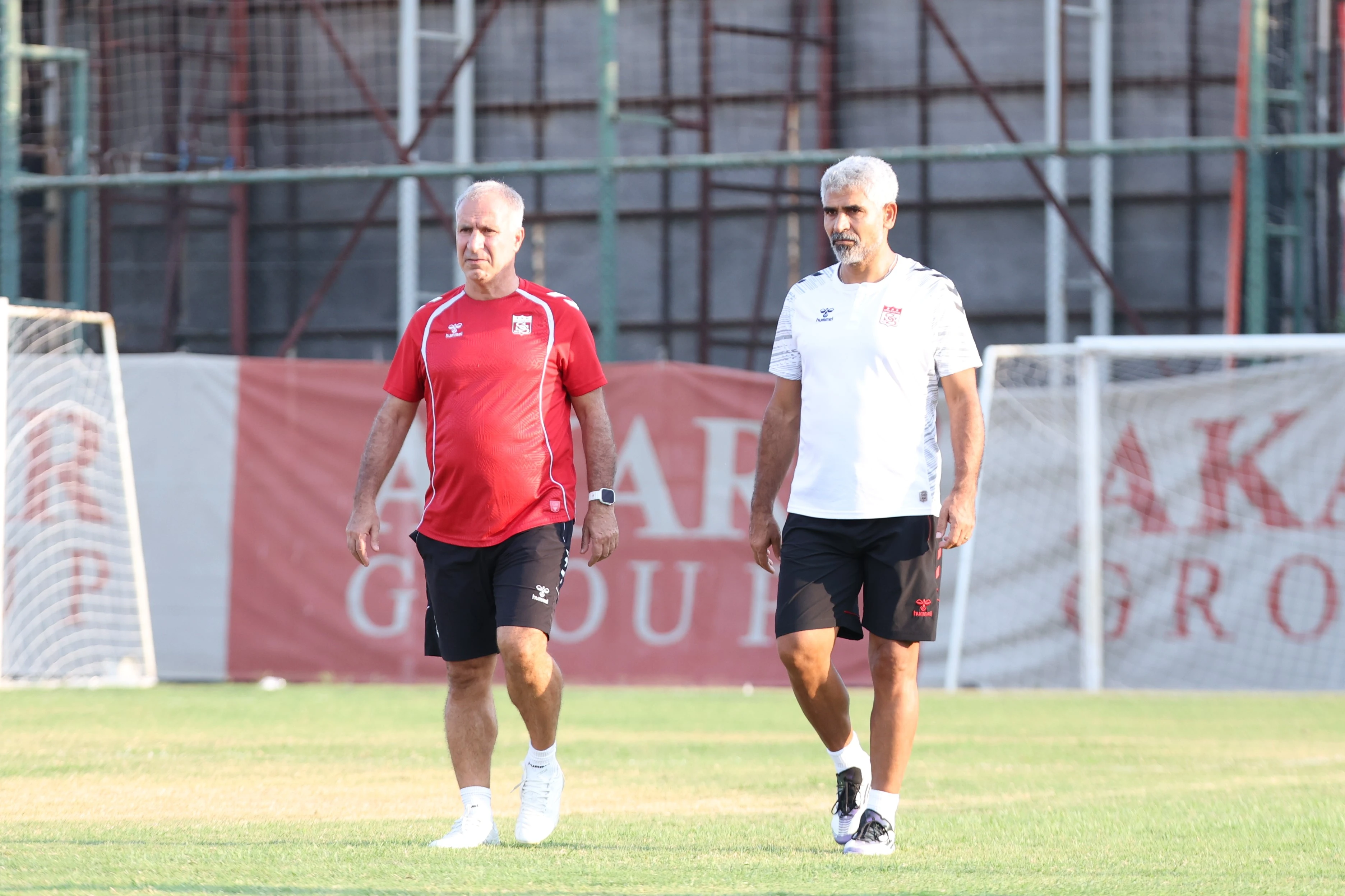 Sivas'ta futbolcular son antrenmanda çalıştı