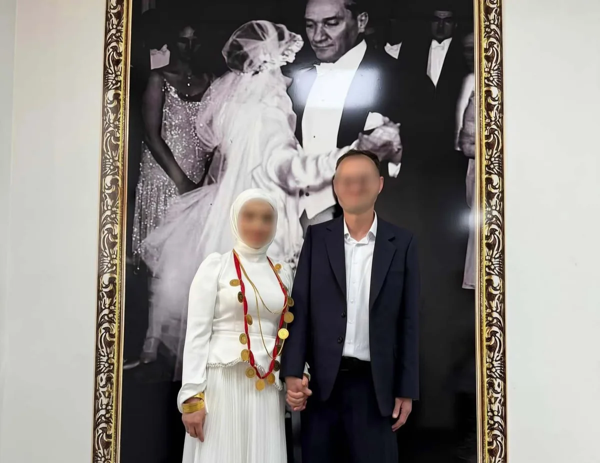 Milas'ta düğün sonrası çift gündemde