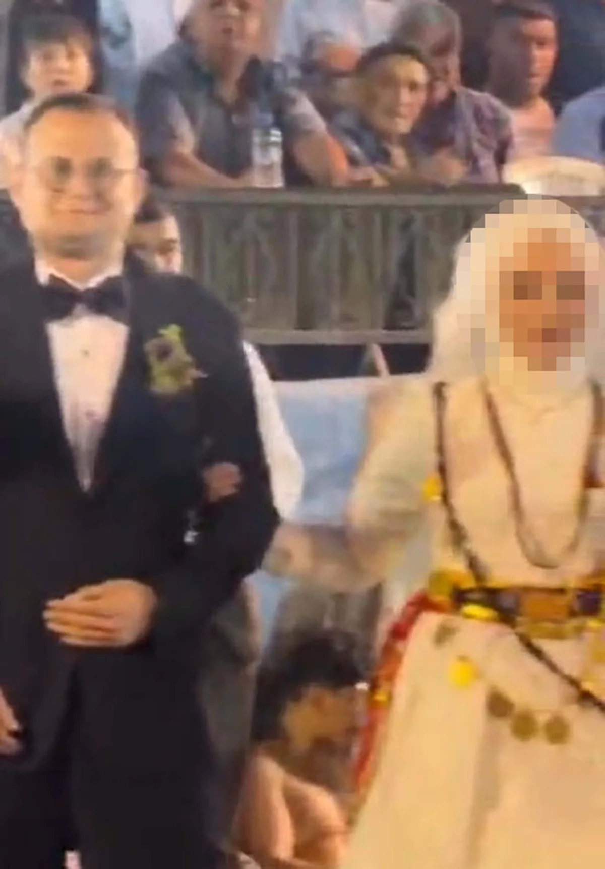 Çomakdağ'daki düğünde geleneksel anlar yaşandı
