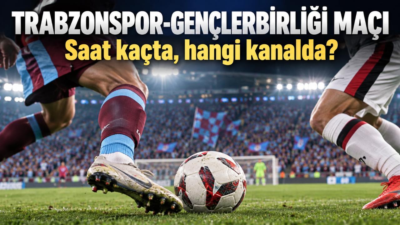 Trabzonspor-Gençlerbirliği maçı ne zaman, saat kaçta, hangi kanalda?