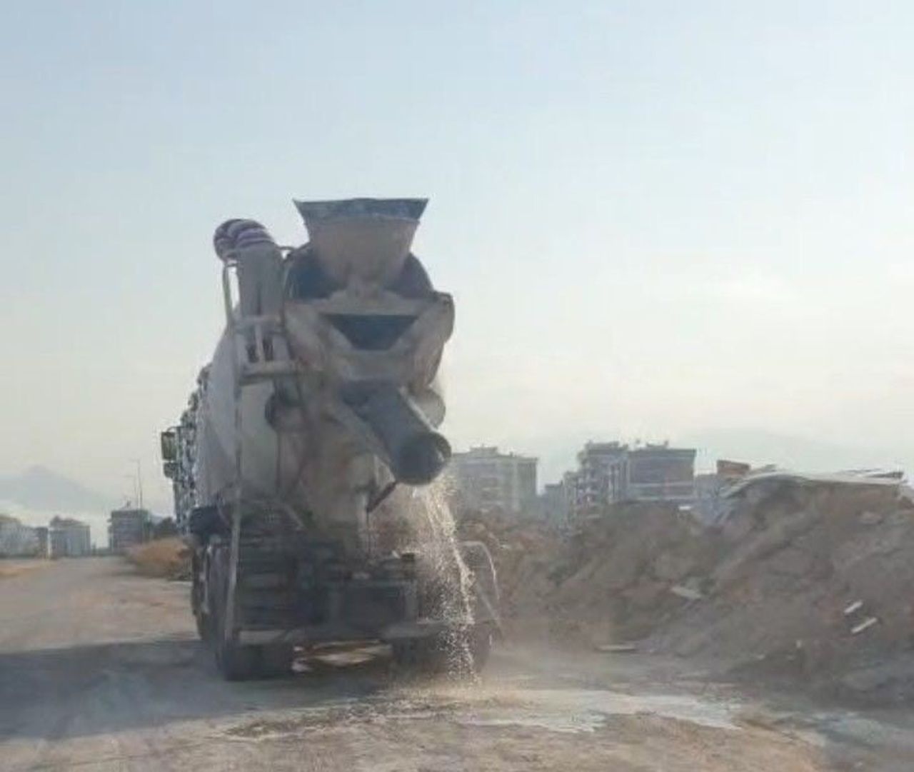 Çankaya Mahallesi'nde mikser çevresinde inceleme yapıldı