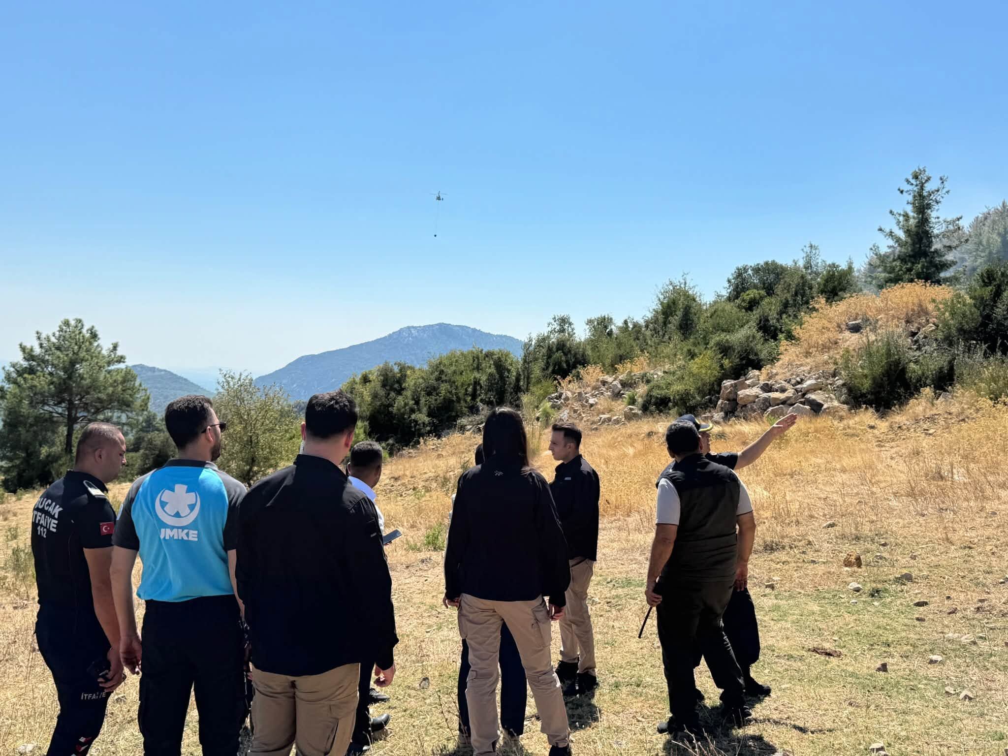 Kızılseki çevresinde dumanlar yükseliyor