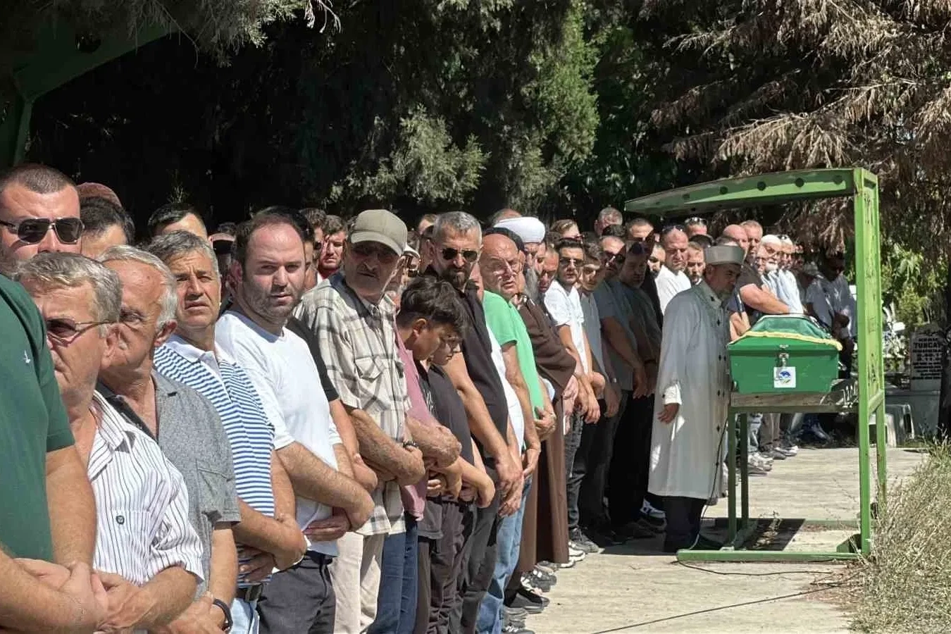 Yakınları Erman’ı son yolculuğuna uğurladı