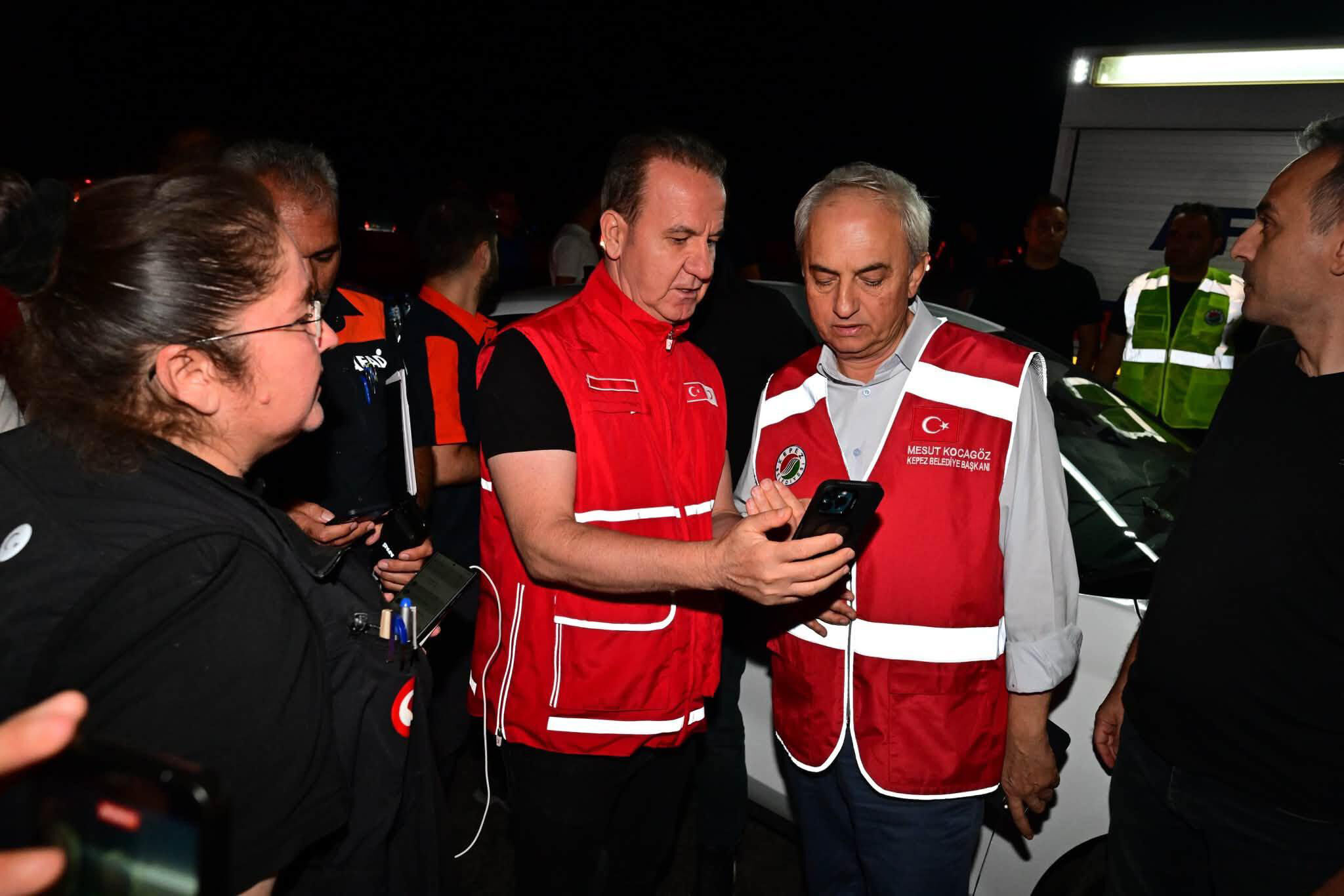 Kızıllı çevresinde yangınla mücadele devam ediyor