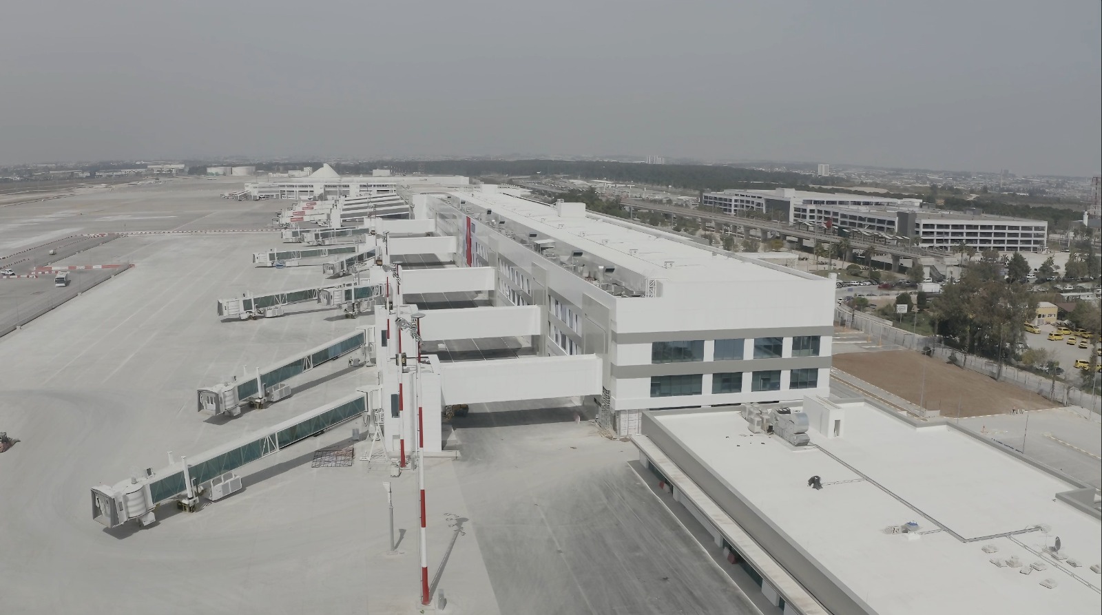Antalya Havalimanı terminali havadan görüntülendi