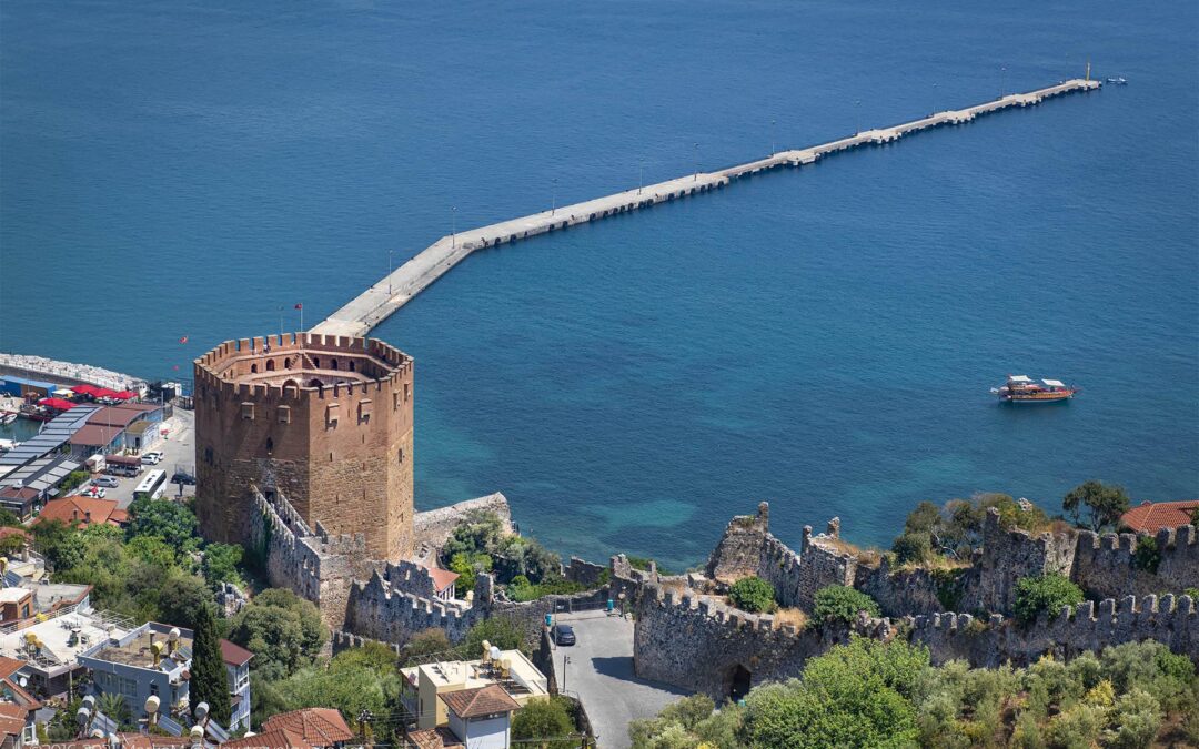 Alanya Kalesi Akdeniz’e hakim konumda