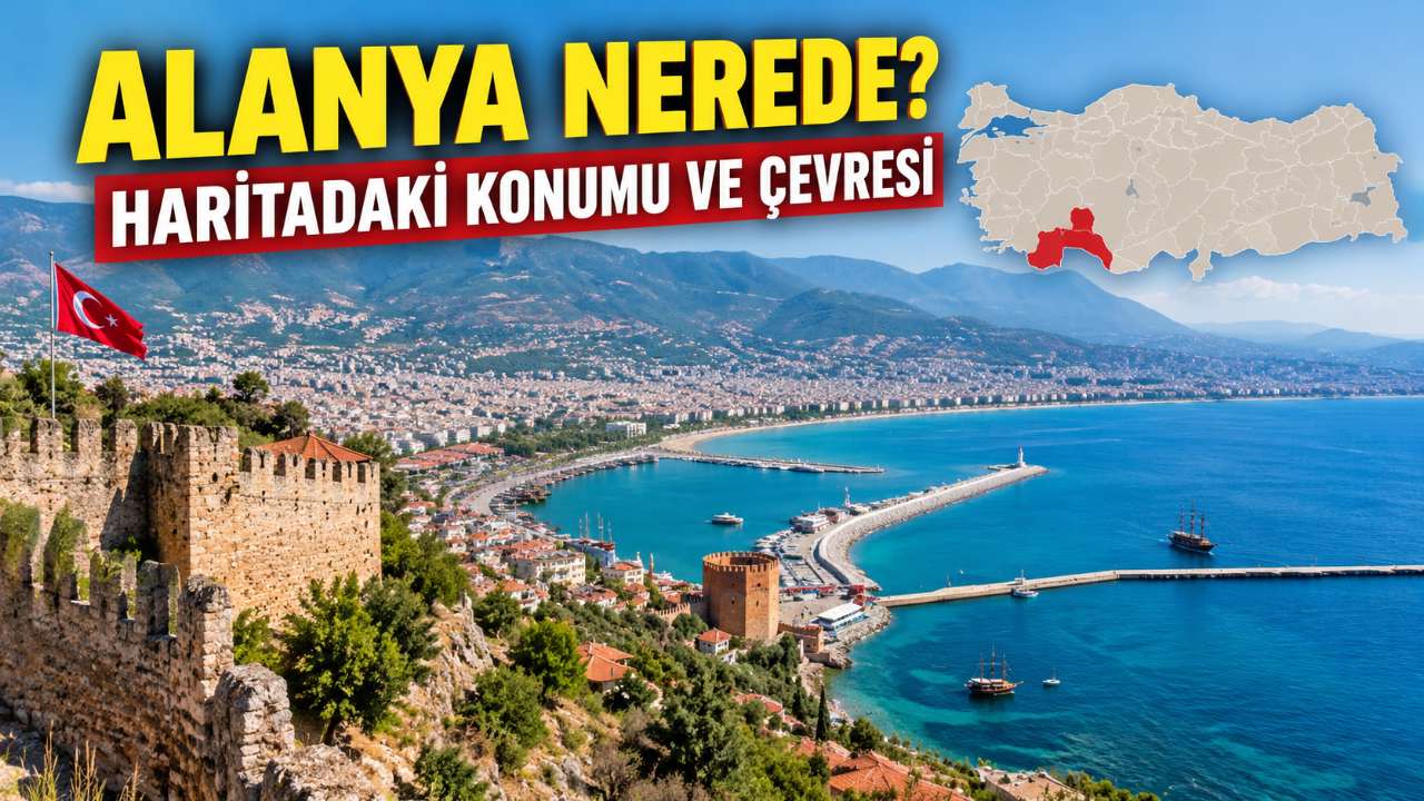 Alanya nerede? Haritada Alanya’nın konumu