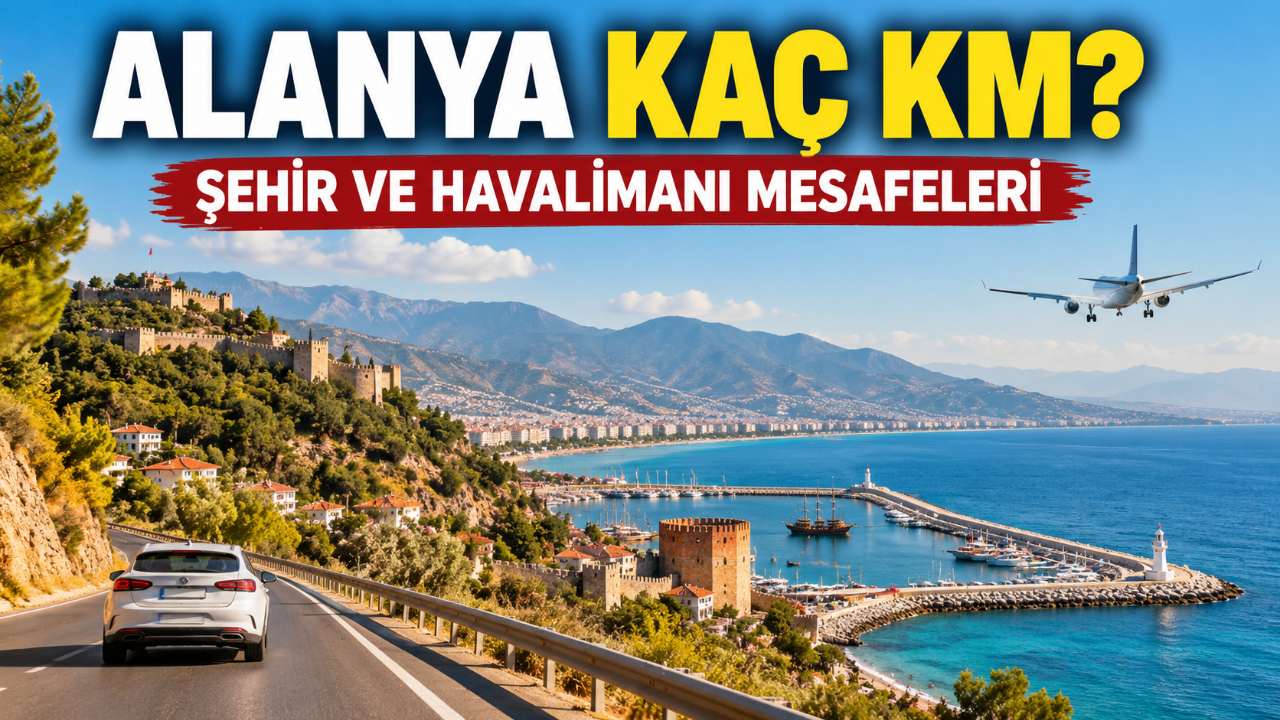 Alanya kaç km? Antalya ve havalimanlarına uzaklığı