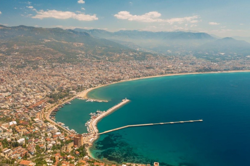 Alanya merkezi kıyı hattında görülüyor