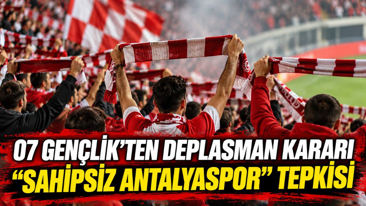 Antalya'da 07 Gençlik'ten deplasman iptali tepkisi