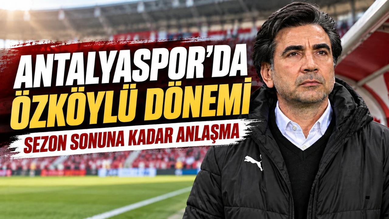 Antalyaspor'da Osman Özköylü dönemi resmen başladı