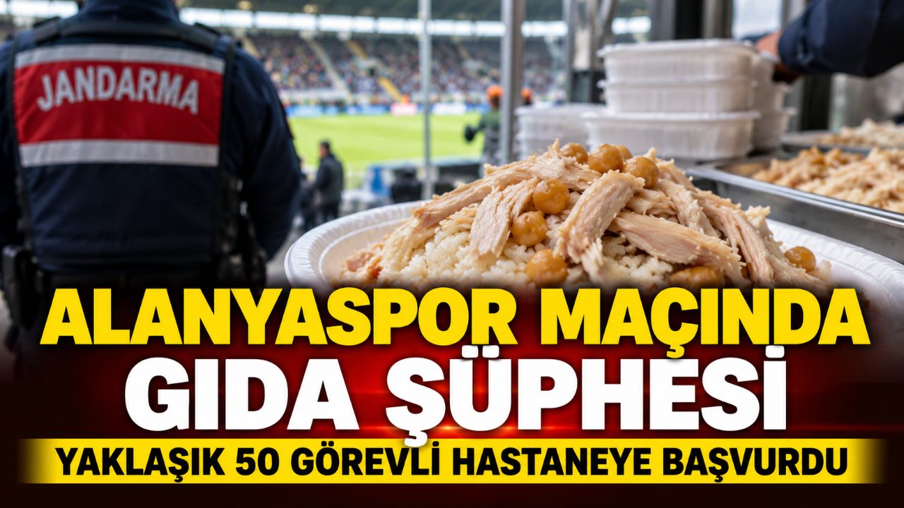 Alanya'daki maçta yaklaşık 50 görevli hastanelik oldu