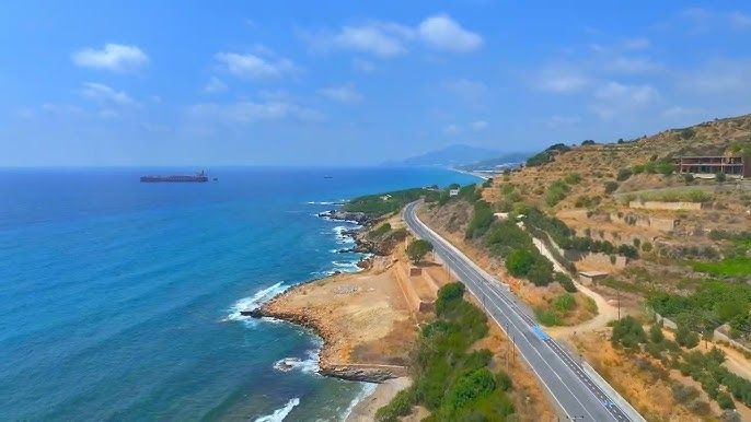 Alanya-Gazipaşa kıyı yolu Akdeniz boyunca uzanıyor