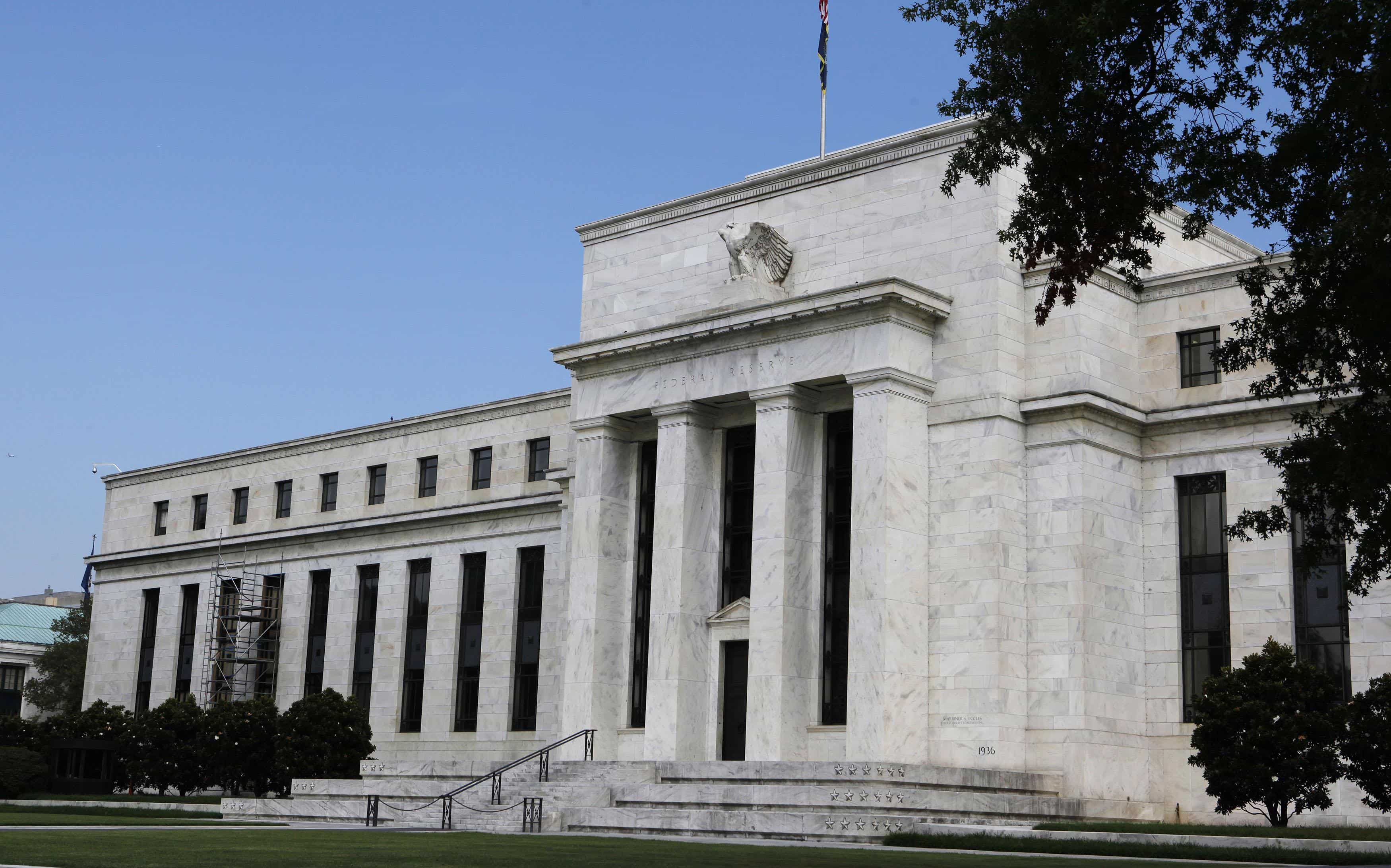 Washington’da FED binası ön cepheden görüntülendi