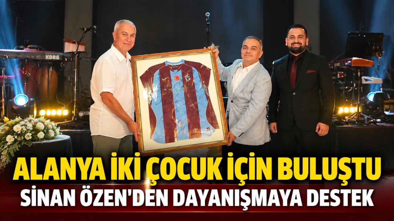 Alanya’da Taha Miraç ve Esila Deniz için yardım gecesi
