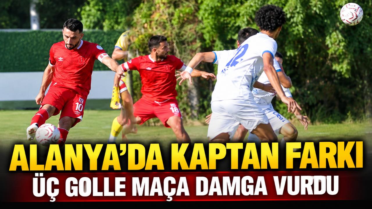 Alanya'da Emre Gemici'den Hat-Trick: 3-0'lık Galibiyet