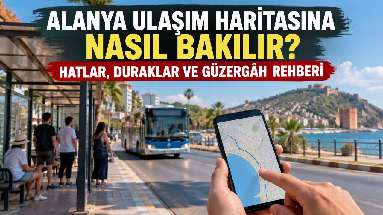 Alanya ulaşım haritası: Hatlar ve duraklar nasıl bulunur?
