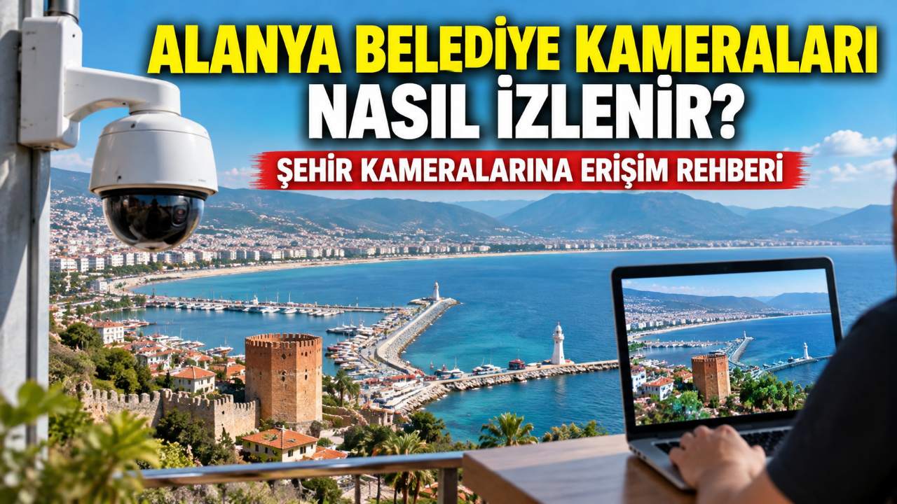 Alanya belediye kameraları nasıl ve nereden izlenir?