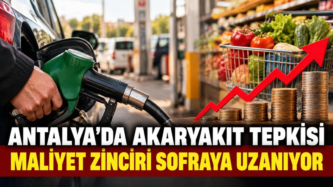 Antalya’da akaryakıt zammına maliyet tepkisi