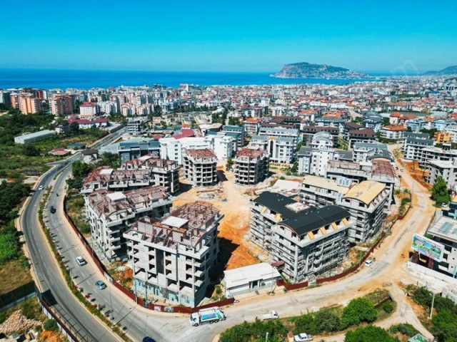 Oba Mahallesi’nde devam eden konut inşaatları