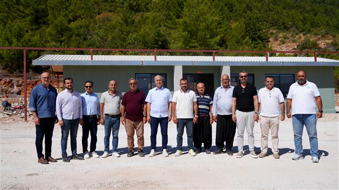 Akçatı’da çok amaçlı salon tamamlanma aşamasında