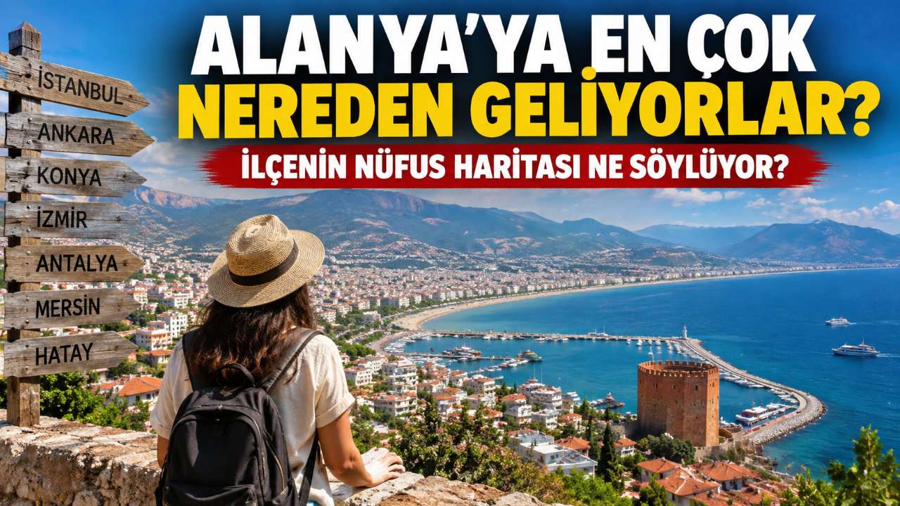 Alanya'ya en çok hangi illerden göç ediliyor?