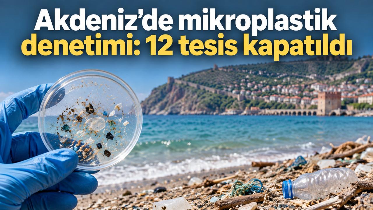 Akdeniz'de mikroplastik denetimi: 12 tesis kapatıldı