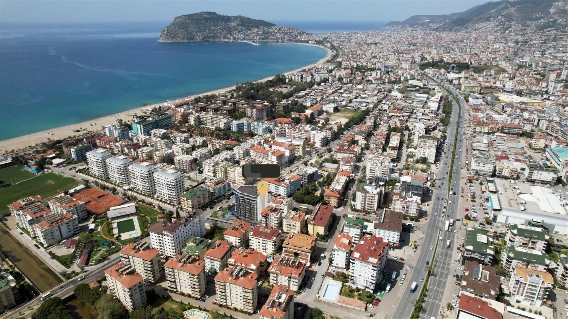 Oba’da kıyı hattı ve konutlar