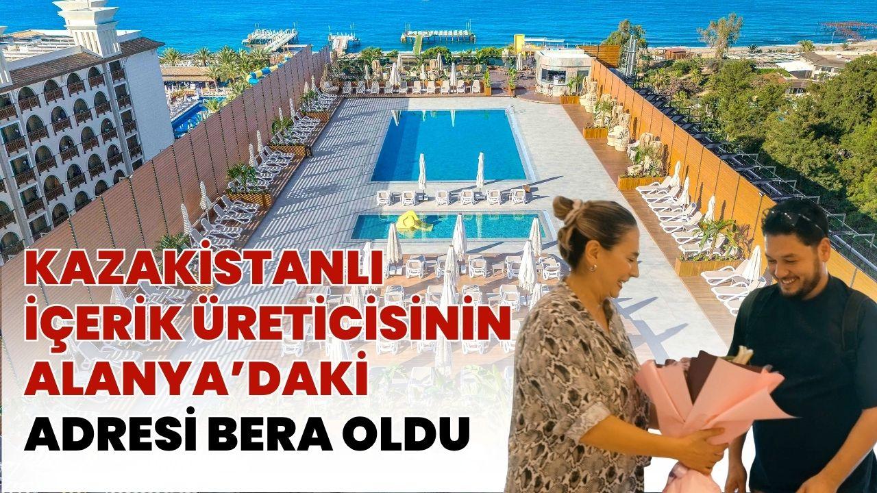 Alanya’da Makhambetov otelde ağırlanıyor