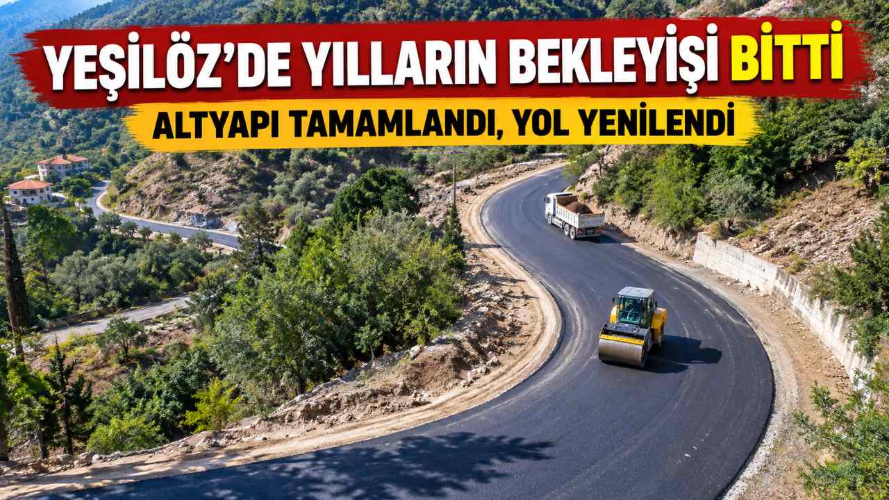Alanya Yeşilöz’de yıllardır beklenen yol yenilendi