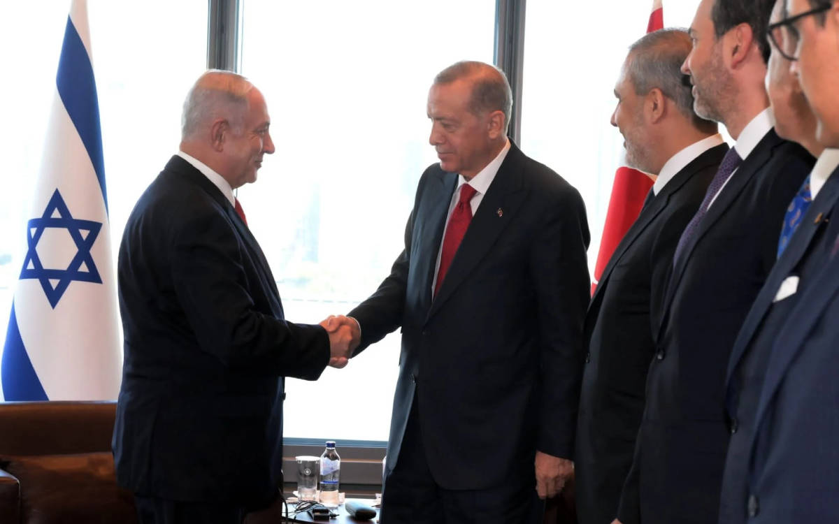 Diplomatik görüşmede Erdoğan ve İsrailli heyet