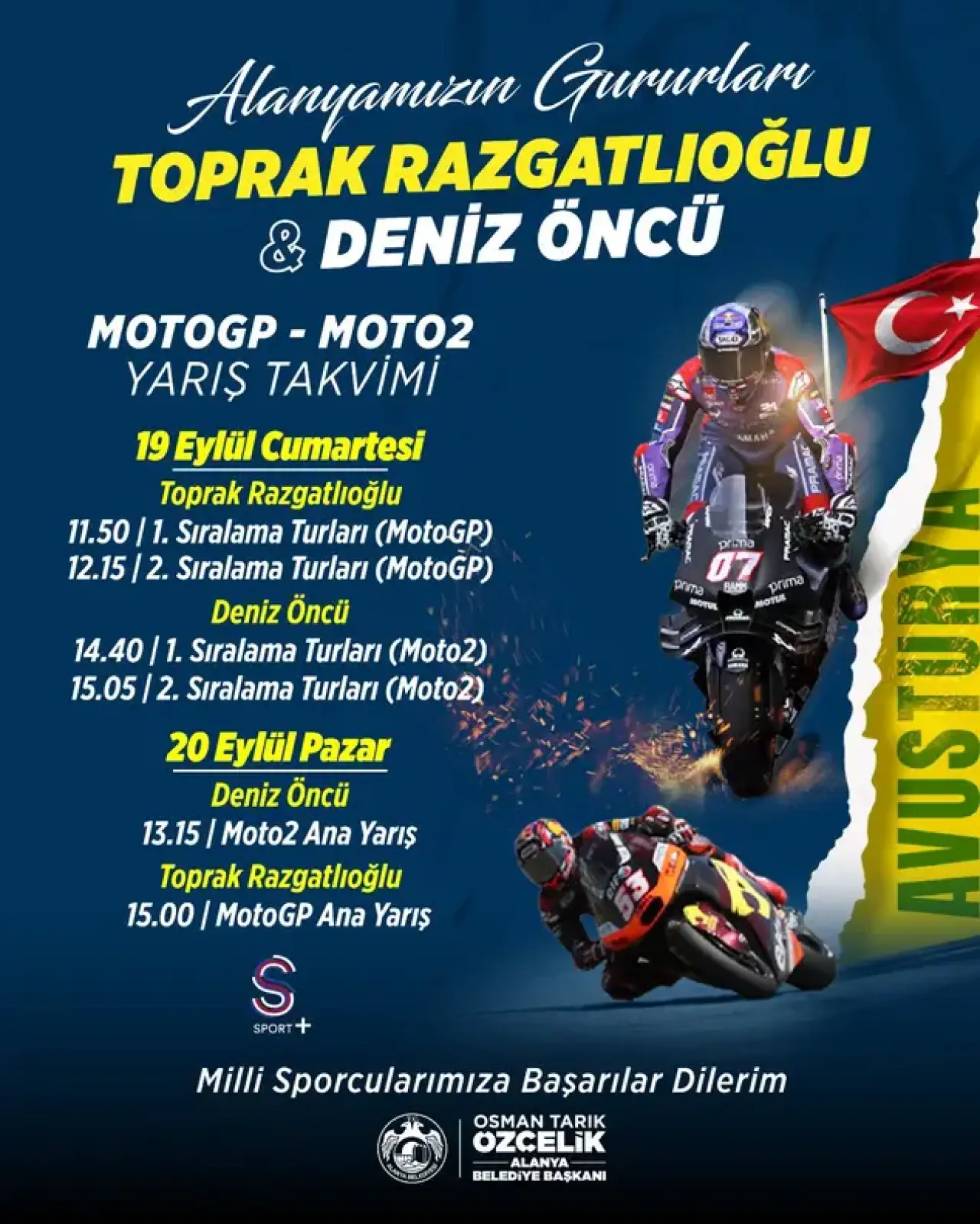 Avusturya pistinde milli sporcular yarış hazırlığında