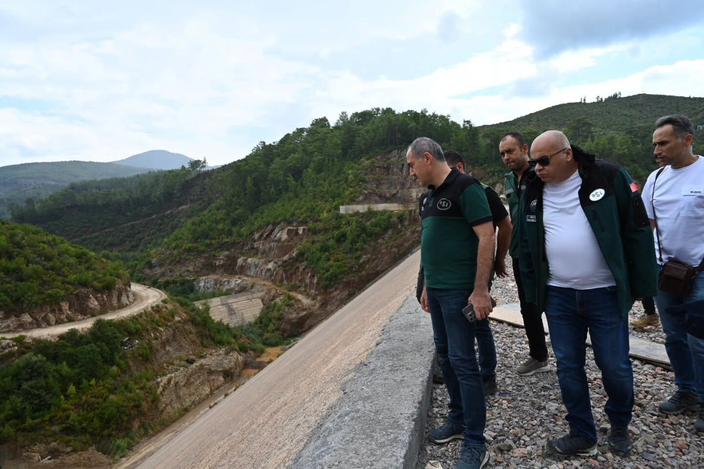 Yeniköy’de baraj inşaatında çalışmalar sürüyor