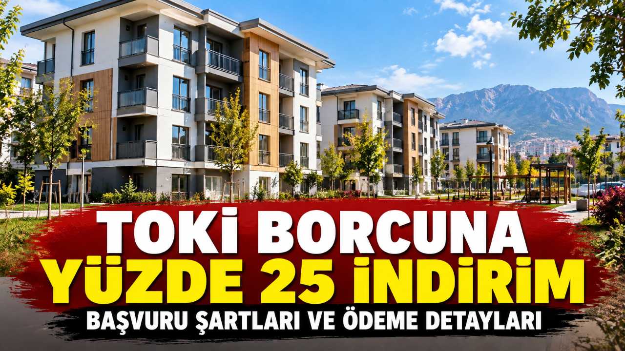 Antalya'da TOKİ borçlarına yüzde 25 indirim başlıyor