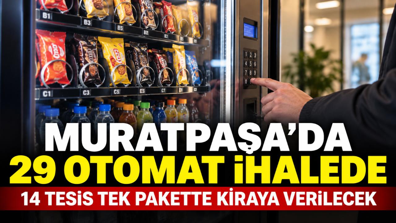 Muratpaşa'da 29 otomat alanı ihaleye çıkıyor